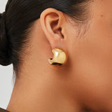 Jenny Bird-Gemma Hoops-Earrings-Blue Ruby Jewellery-Vancouver Canada