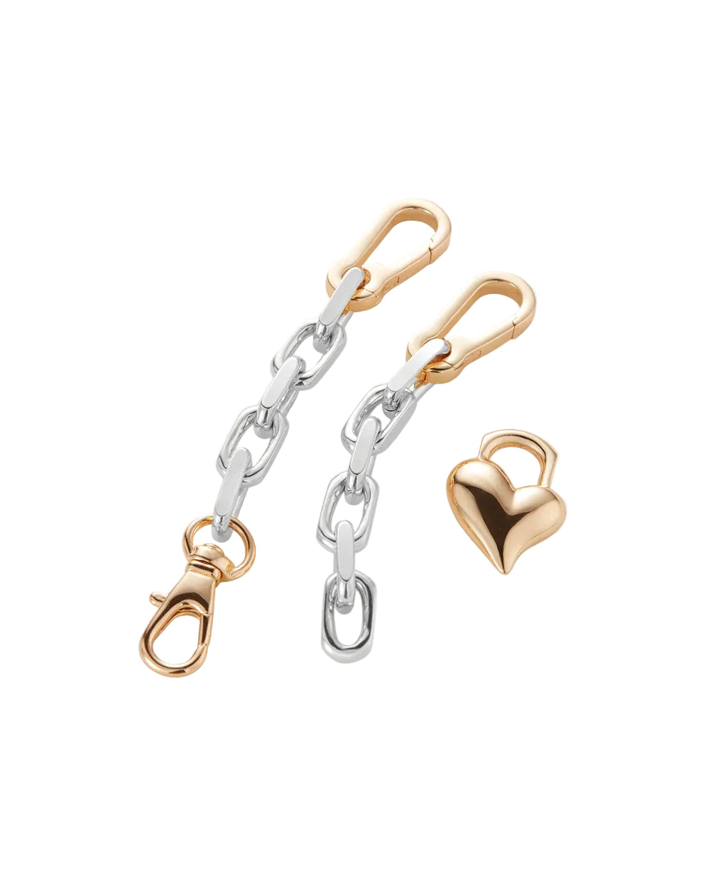 Jenny Bird-Padlock Heart Chain Bracelet-Bracelets-Blue Ruby Jewellery-Vancouver Canada