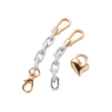 Jenny Bird-Padlock Heart Chain Bracelet-Bracelets-Blue Ruby Jewellery-Vancouver Canada