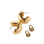 Jenny Bird-Gemma Hoops-Earrings-Blue Ruby Jewellery-Vancouver Canada