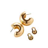 Jenny Bird-Gemma Hoops-Earrings-Blue Ruby Jewellery-Vancouver Canada