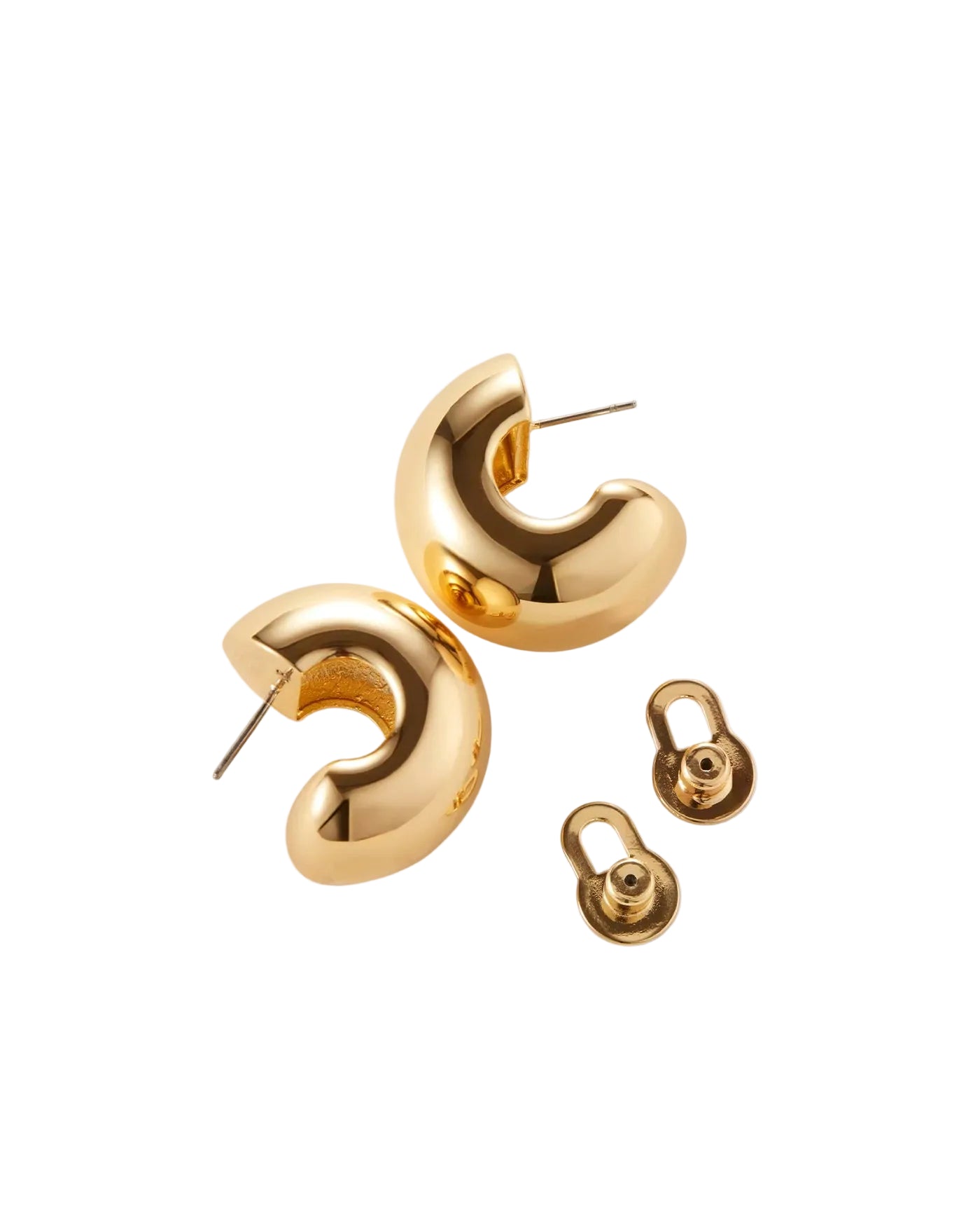 Jenny Bird-Gemma Hoops-Earrings-Blue Ruby Jewellery-Vancouver Canada