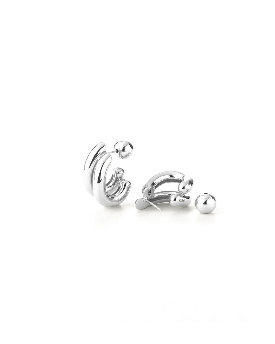Florence Earrings Silver Plated