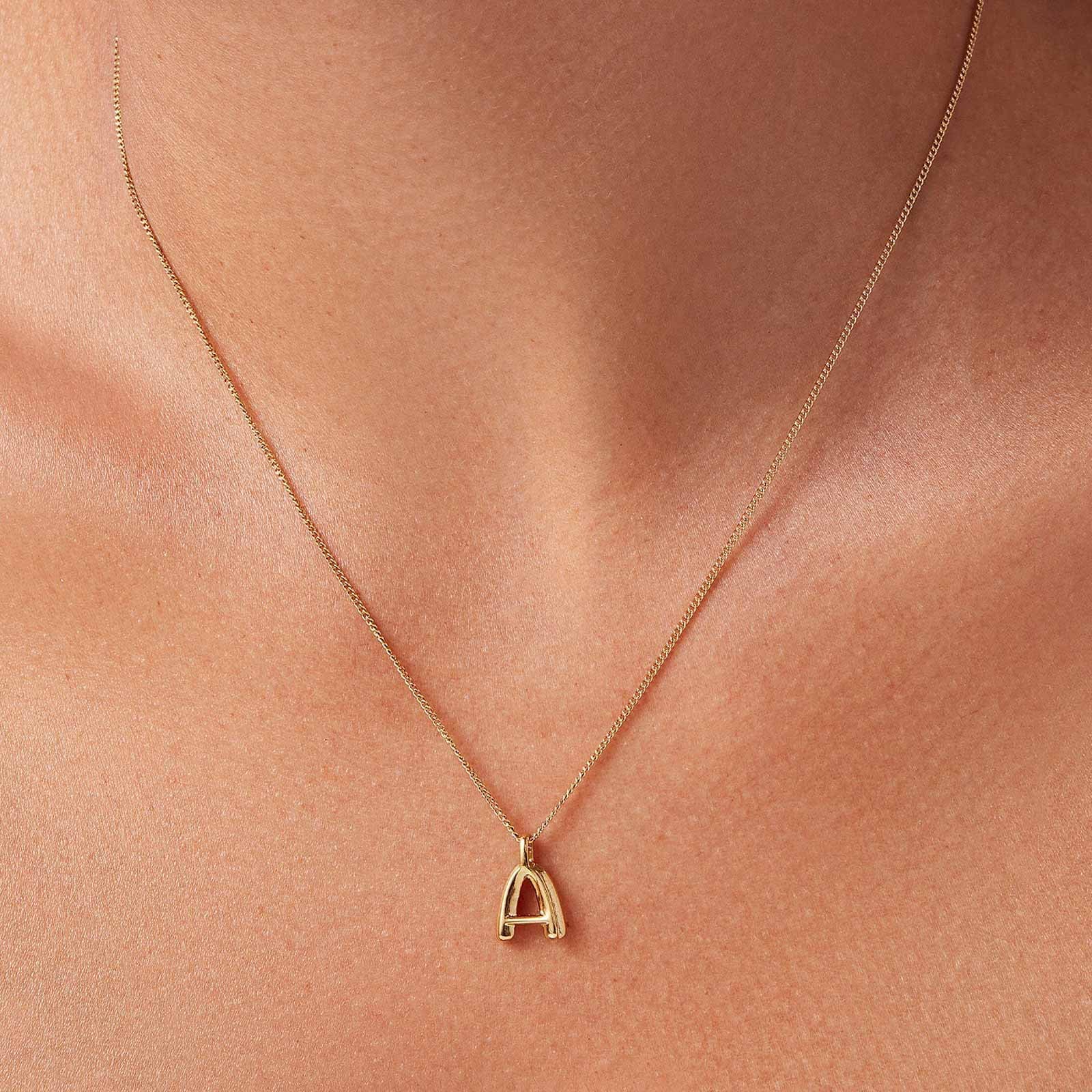 Jenny Bird-Monogram Necklace-Necklaces-Blue Ruby Jewellery-Vancouver Canada