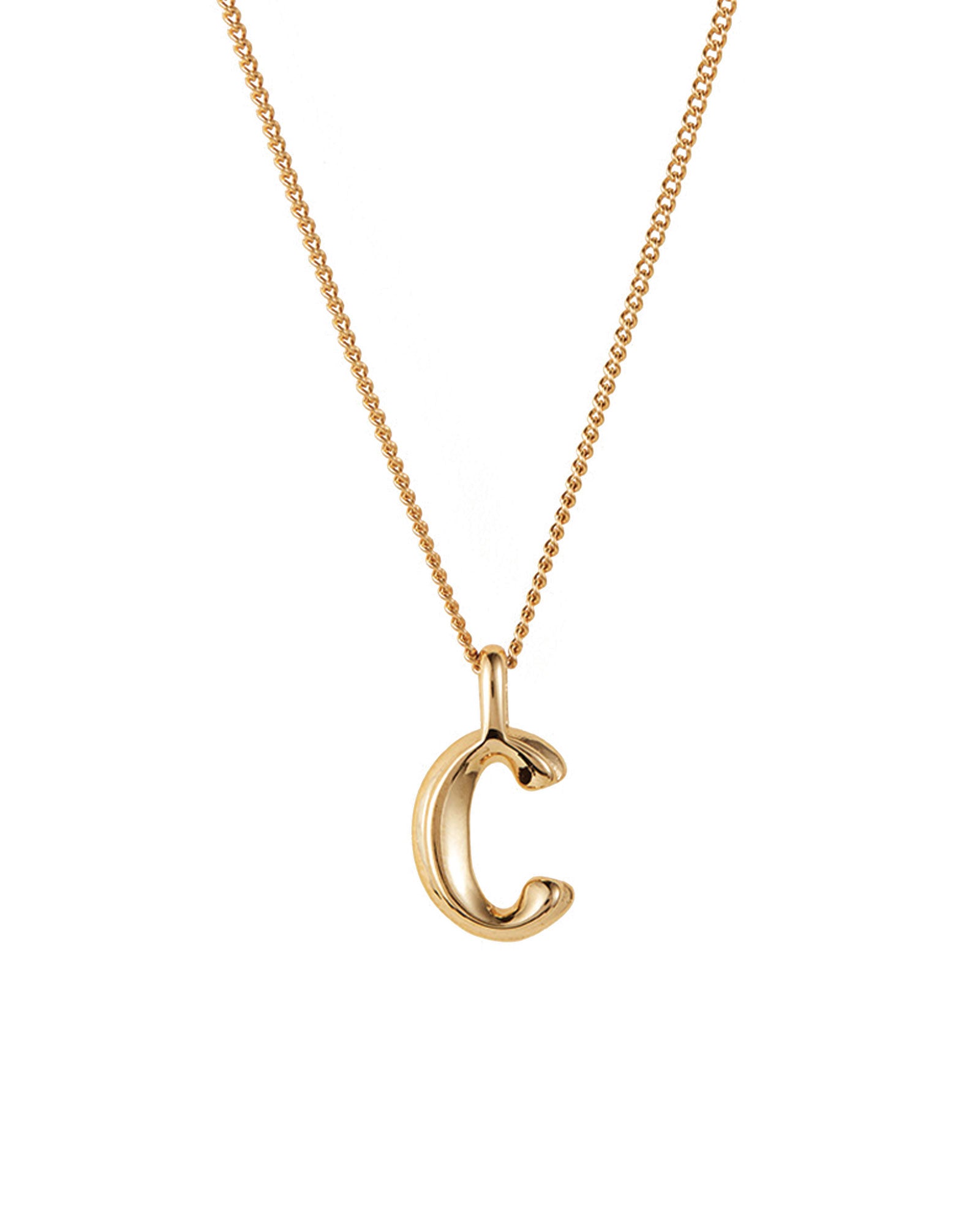 Gold c pendant deals