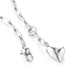 Jenny Bird-Puffy Heart Chain-Necklaces-Blue Ruby Jewellery-Vancouver Canada