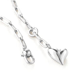 Jenny Bird-Puffy Heart Chain-Necklaces-Blue Ruby Jewellery-Vancouver Canada