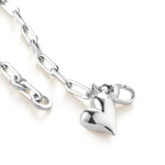 Jenny Bird-Puffy Heart Bracelet-Bracelets-Blue Ruby Jewellery-Vancouver Canada