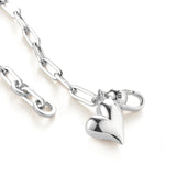 Jenny Bird-Puffy Heart Bracelet-Bracelets-Blue Ruby Jewellery-Vancouver Canada