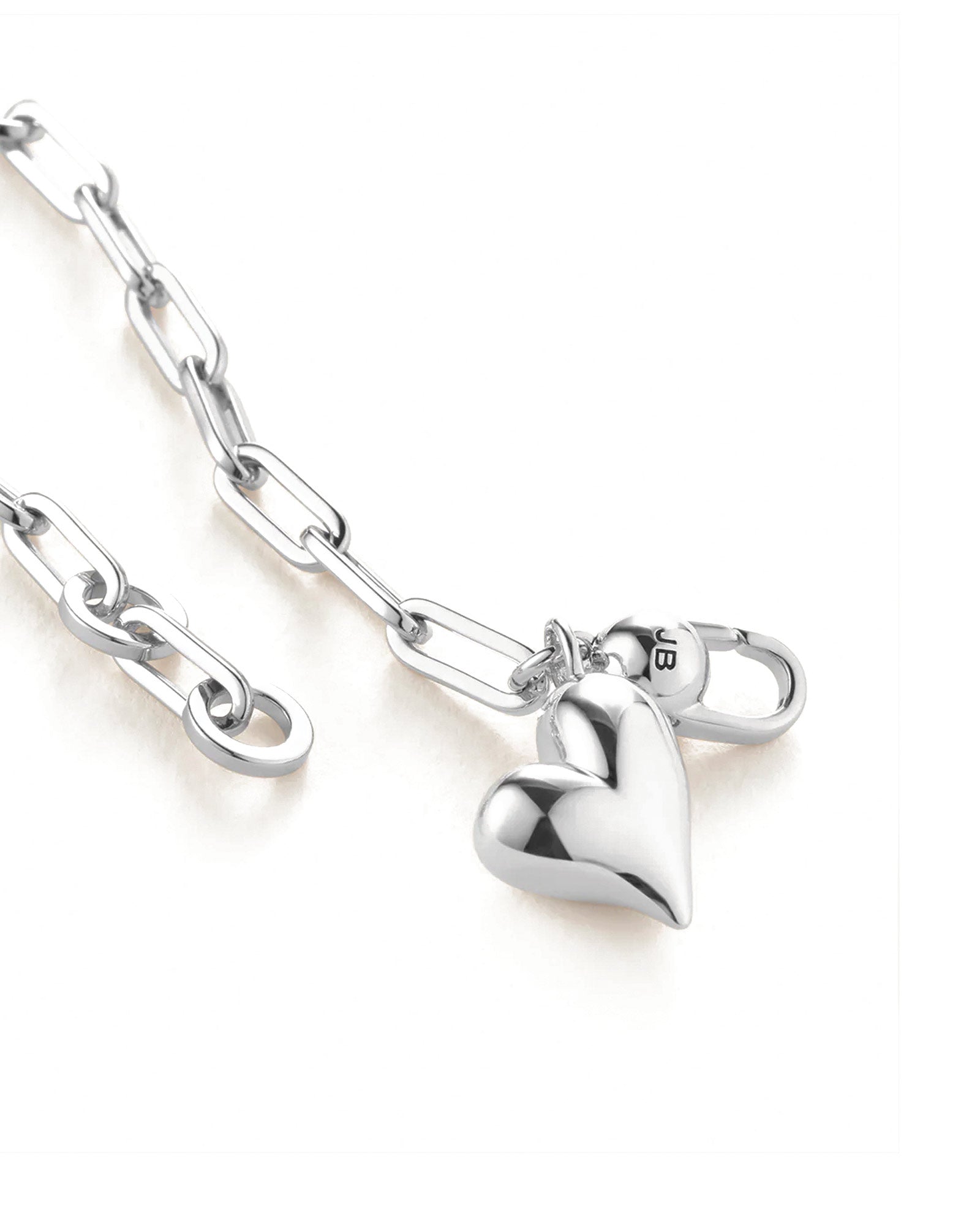 Jenny Bird-Puffy Heart Bracelet-Bracelets-Blue Ruby Jewellery-Vancouver Canada