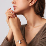 Jenny Bird-Puffy Heart Bracelet-Bracelets-Blue Ruby Jewellery-Vancouver Canada