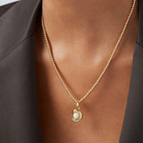 Jenny Bird-Daphne Necklace-Necklaces-14k Gold Plated-Blue Ruby Jewellery-Vancouver Canada