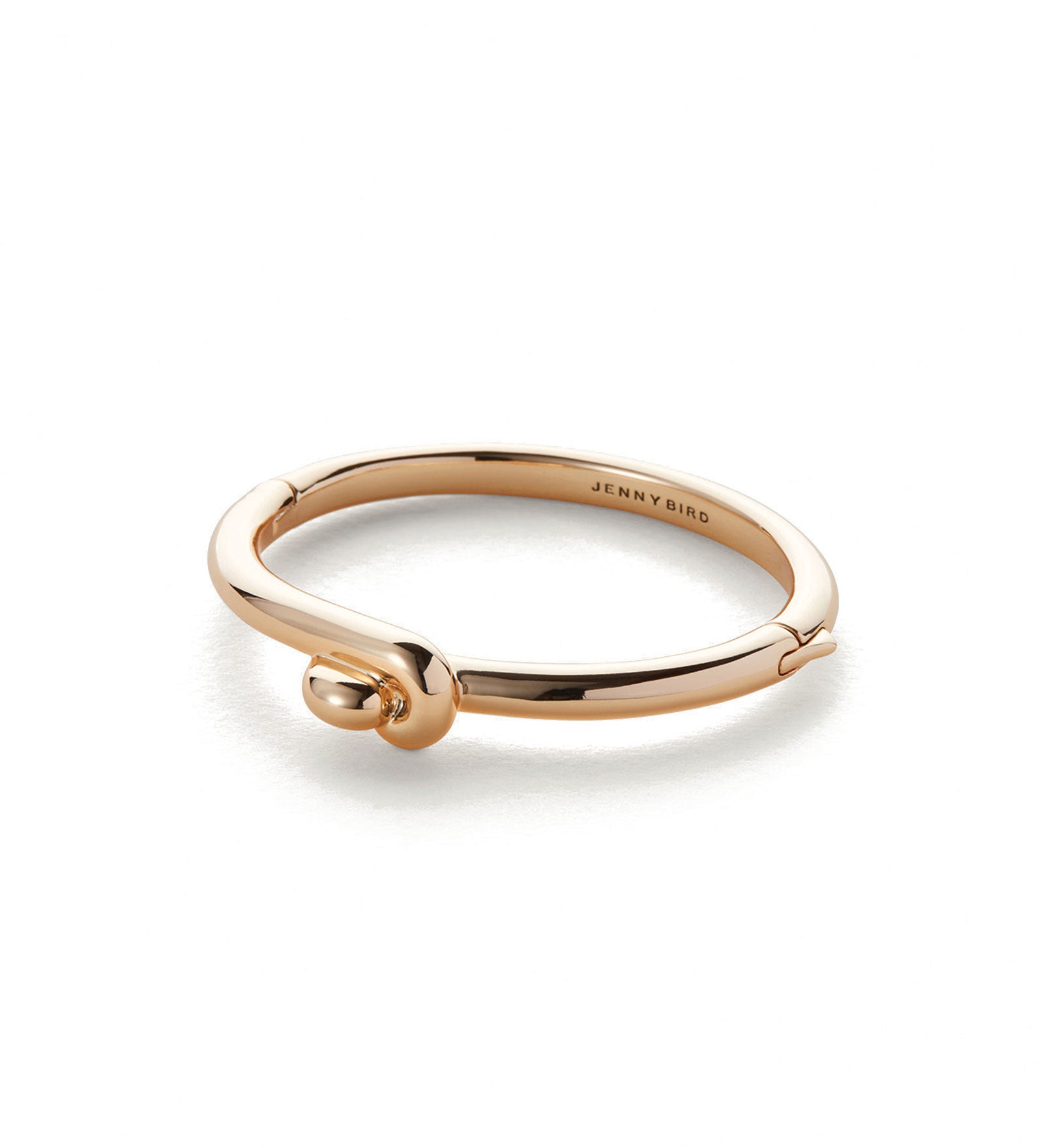Jenny Bird-Maeve Bangle-Bracelets-14k Gold Plated, White Pearl-Blue Ruby Jewellery-Vancouver Canada