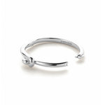Jenny Bird-Maeve Bangle-Bracelets-Silver Plated, White Pearl-Blue Ruby Jewellery-Vancouver Canada