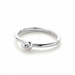 Jenny Bird-Maeve Bangle-Bracelets-Silver Plated, White Pearl-Blue Ruby Jewellery-Vancouver Canada