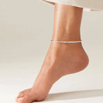 Dane Anklet Platinum Plated