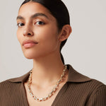 Jenny Bird-Loire Necklace-Necklaces-Silver Plated-Blue Ruby Jewellery-Vancouver Canada