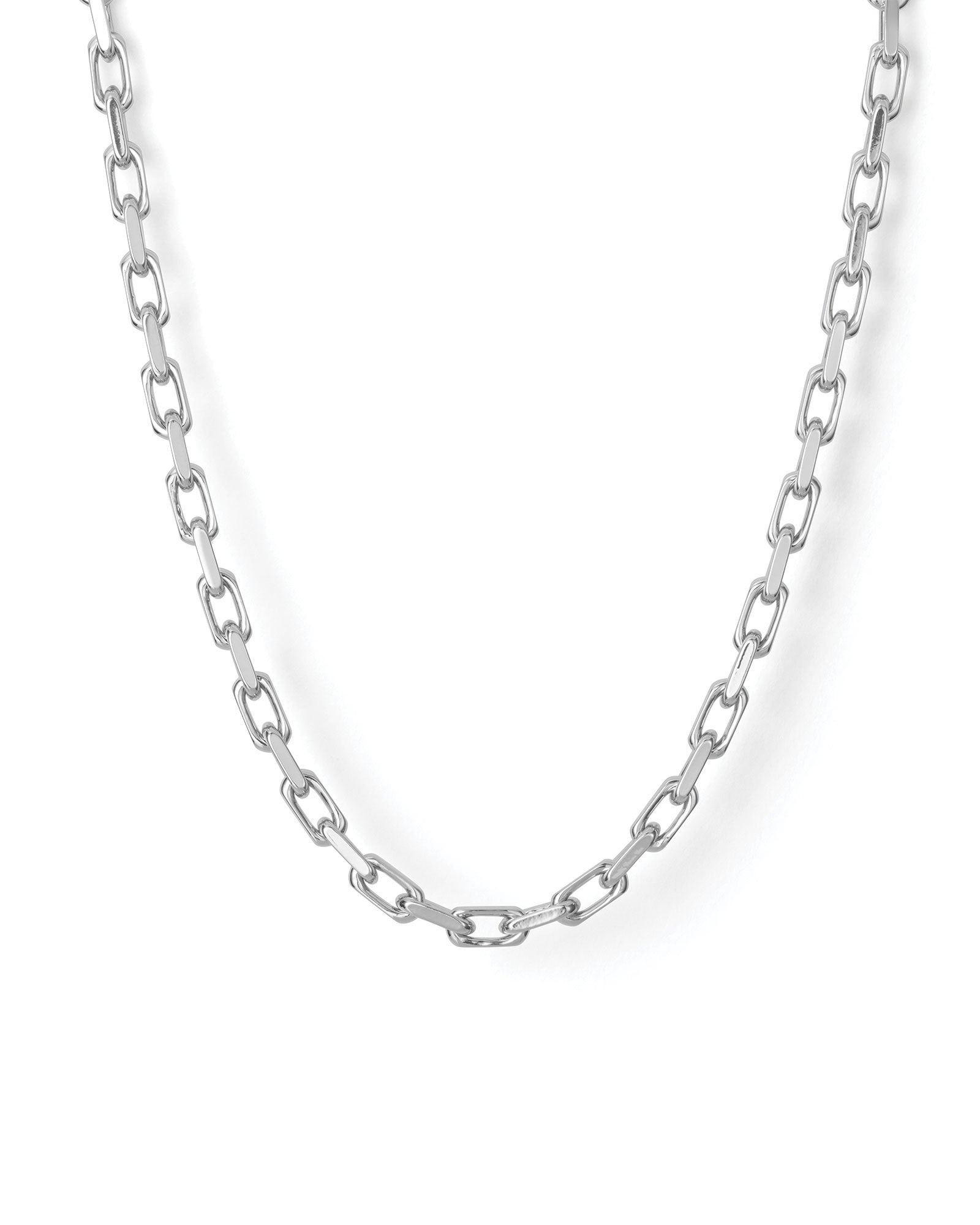 Jenny Bird-Loire Necklace-Necklaces-Silver Plated-Blue Ruby Jewellery-Vancouver Canada