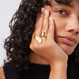 Solene Ring 14k Gold Plated