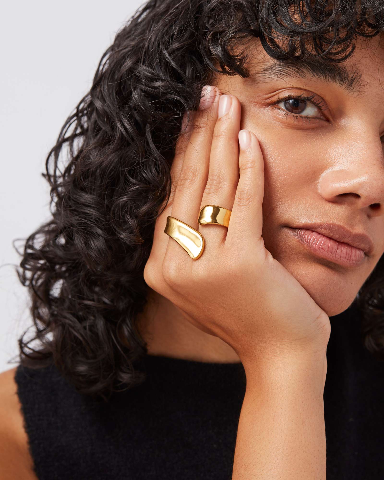 Solene Ring 14k Gold Plated