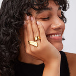Solene Ring 14k Gold Plated