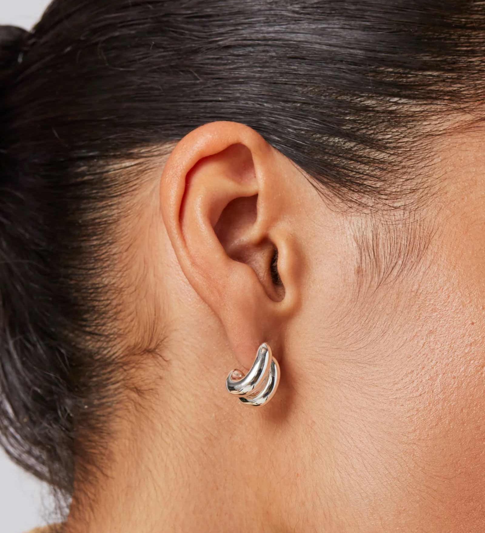 Mini Florence Earrings Silver Plated