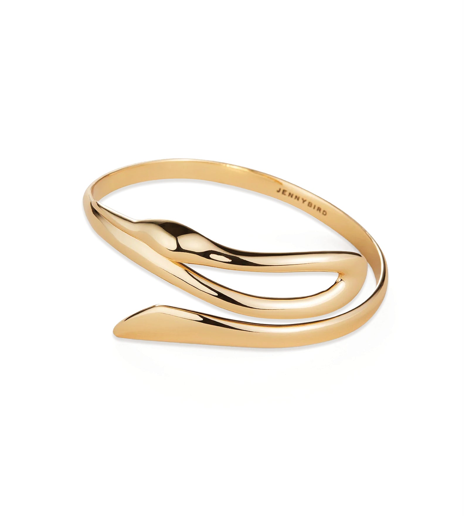 Egret Arm Cuff Gold Tone Dipped