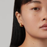 Jenny Bird-Mini Lennon Hoops-Earrings-Blue Ruby Jewellery-Vancouver Canada