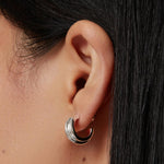 Jenny Bird-Mini Lennon Hoops-Earrings-Blue Ruby Jewellery-Vancouver Canada