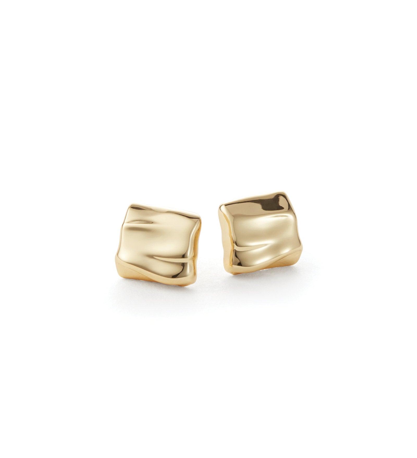 Mini Sundra Earrings 14k Gold Dipped Brass