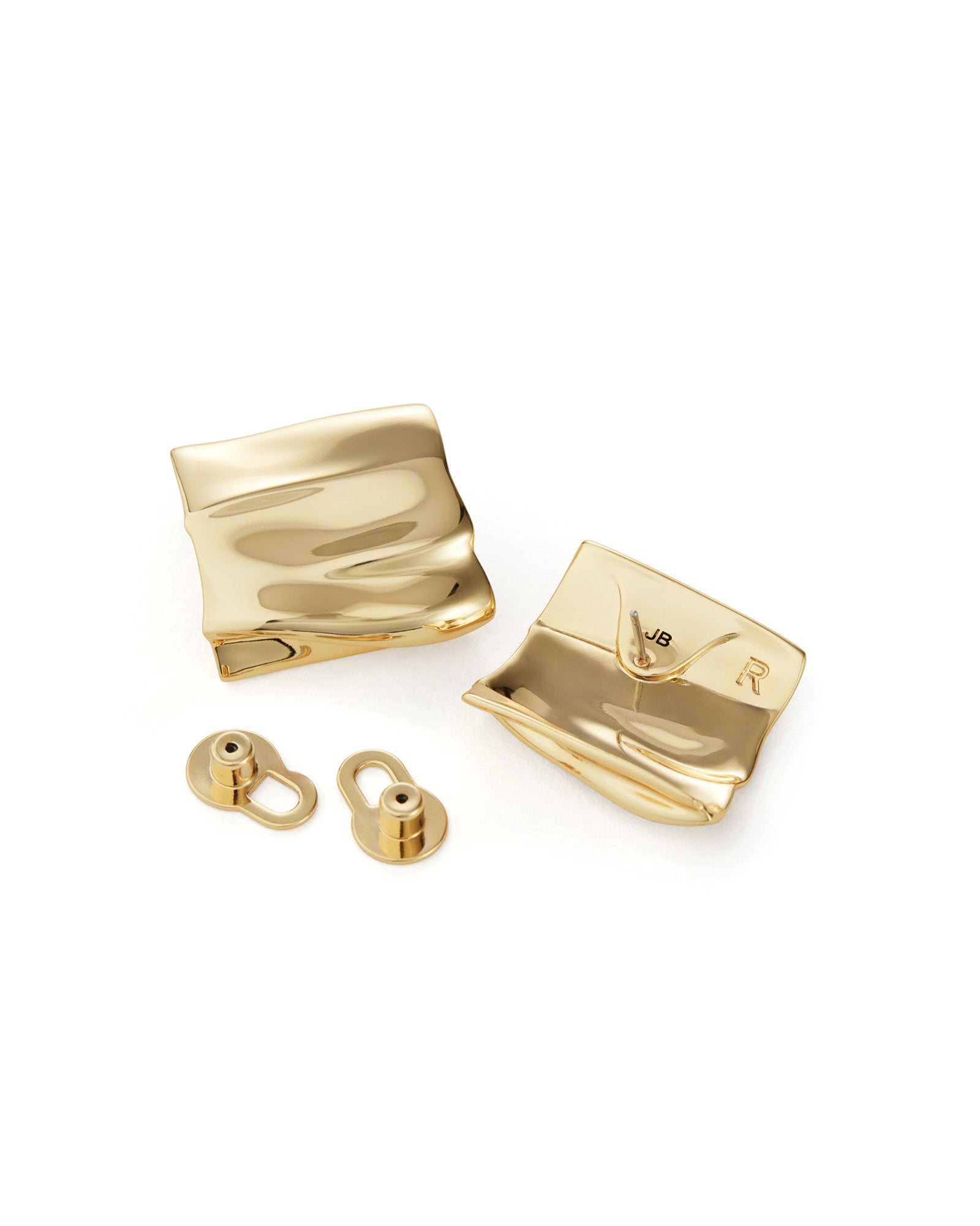 Sundra Earrings 14k Gold Dipped Brass