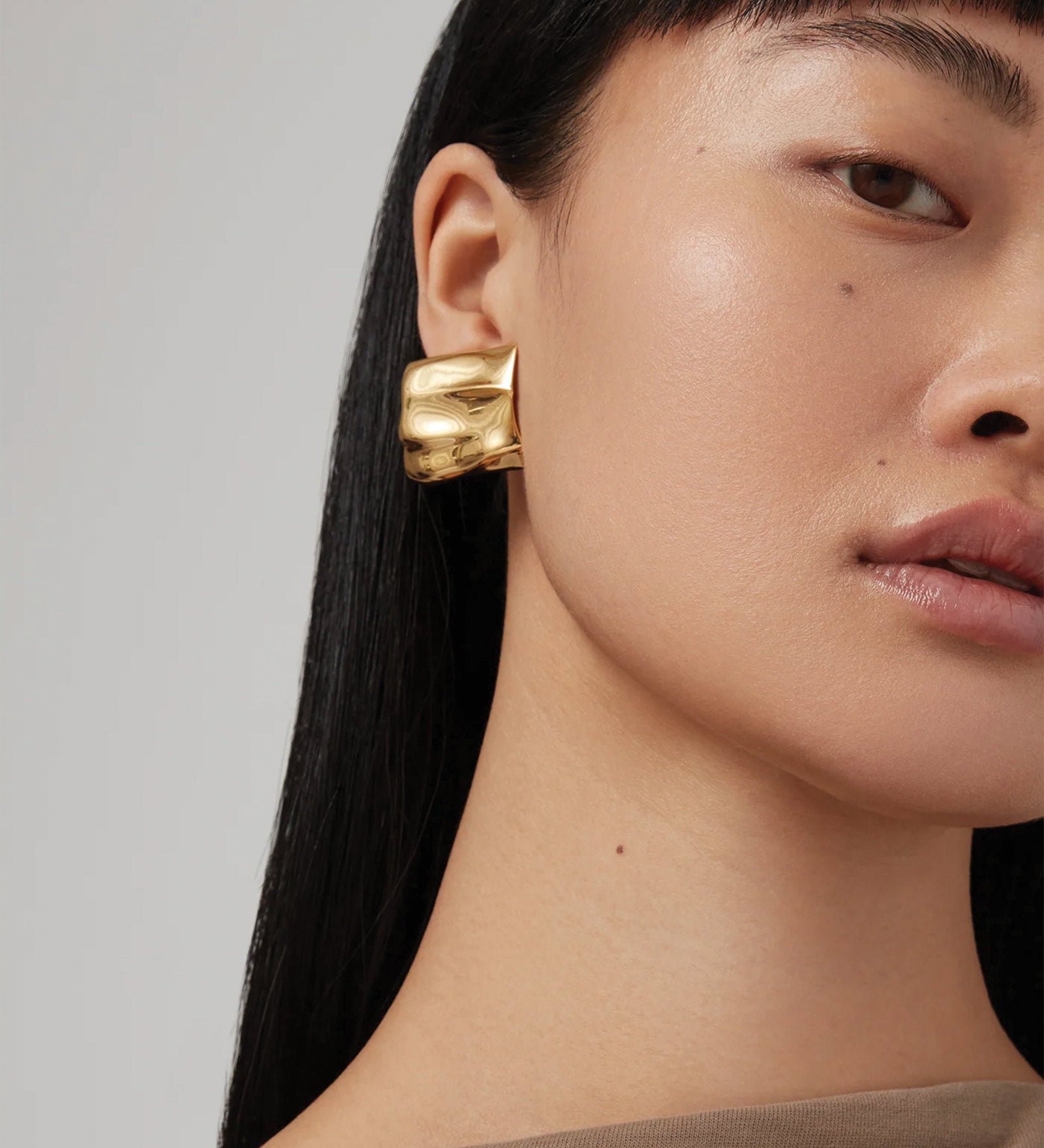 Sundra Earrings 14k Gold Dipped Brass