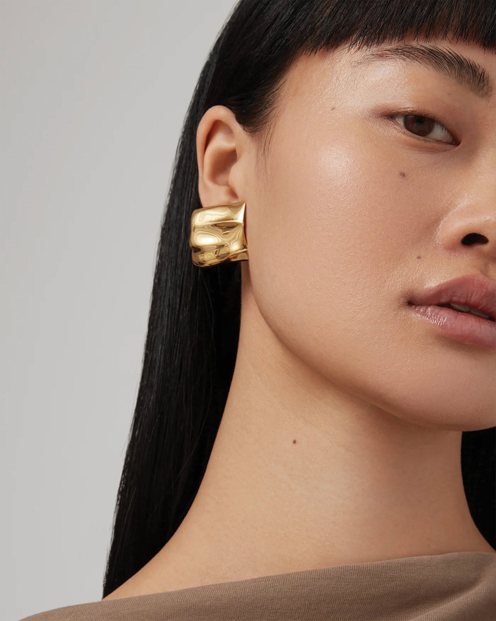 Sundra Earrings 14k Gold Dipped Brass