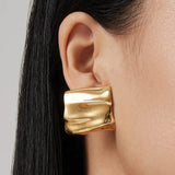 Sundra Earrings 14k Gold Dipped Brass