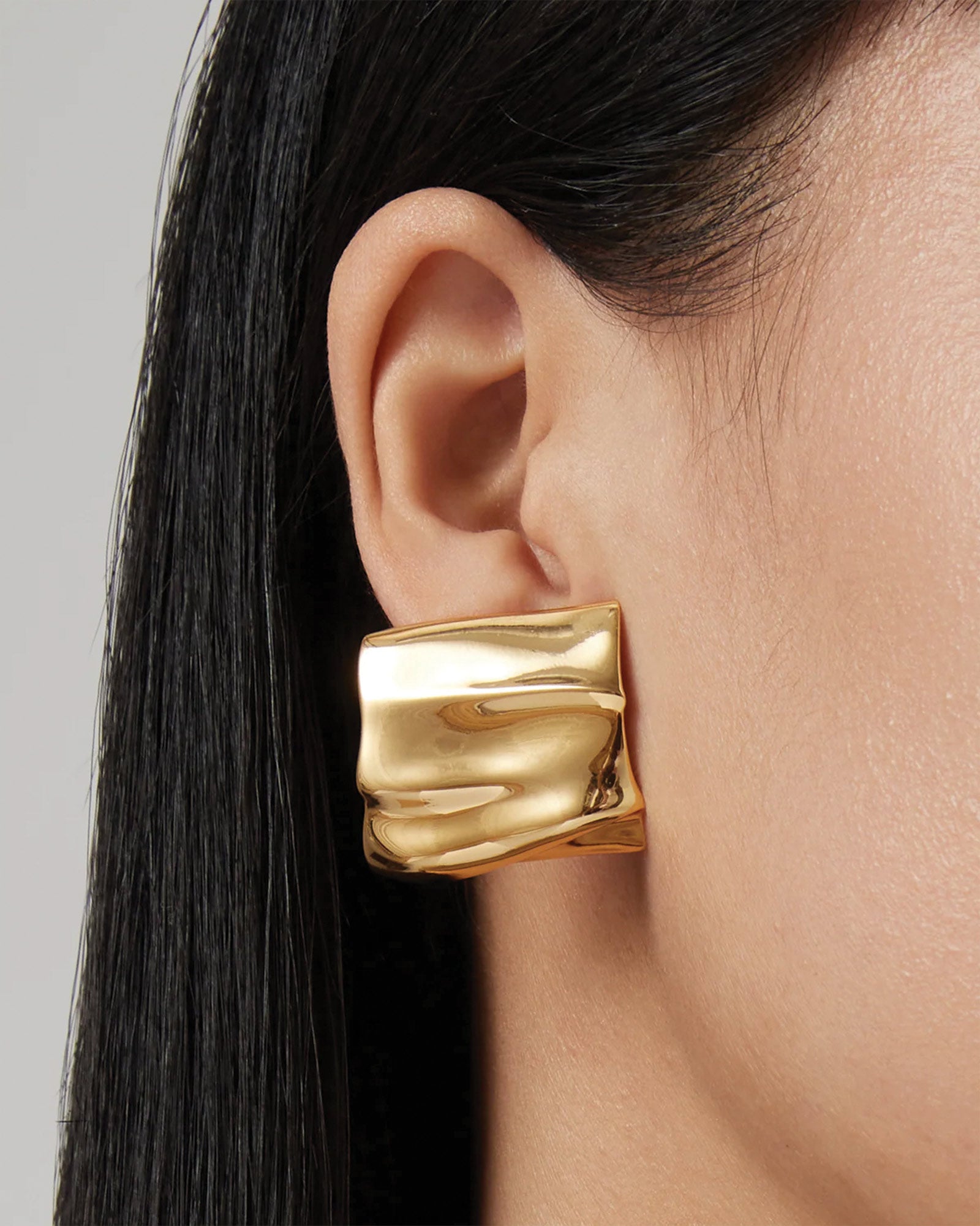 Sundra Earrings 14k Gold Dipped Brass