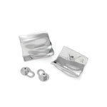 Sundra Earrings Silver Dipped Brass