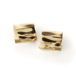 Sundra Clip On Earrings 14k Gold Dipped Brass