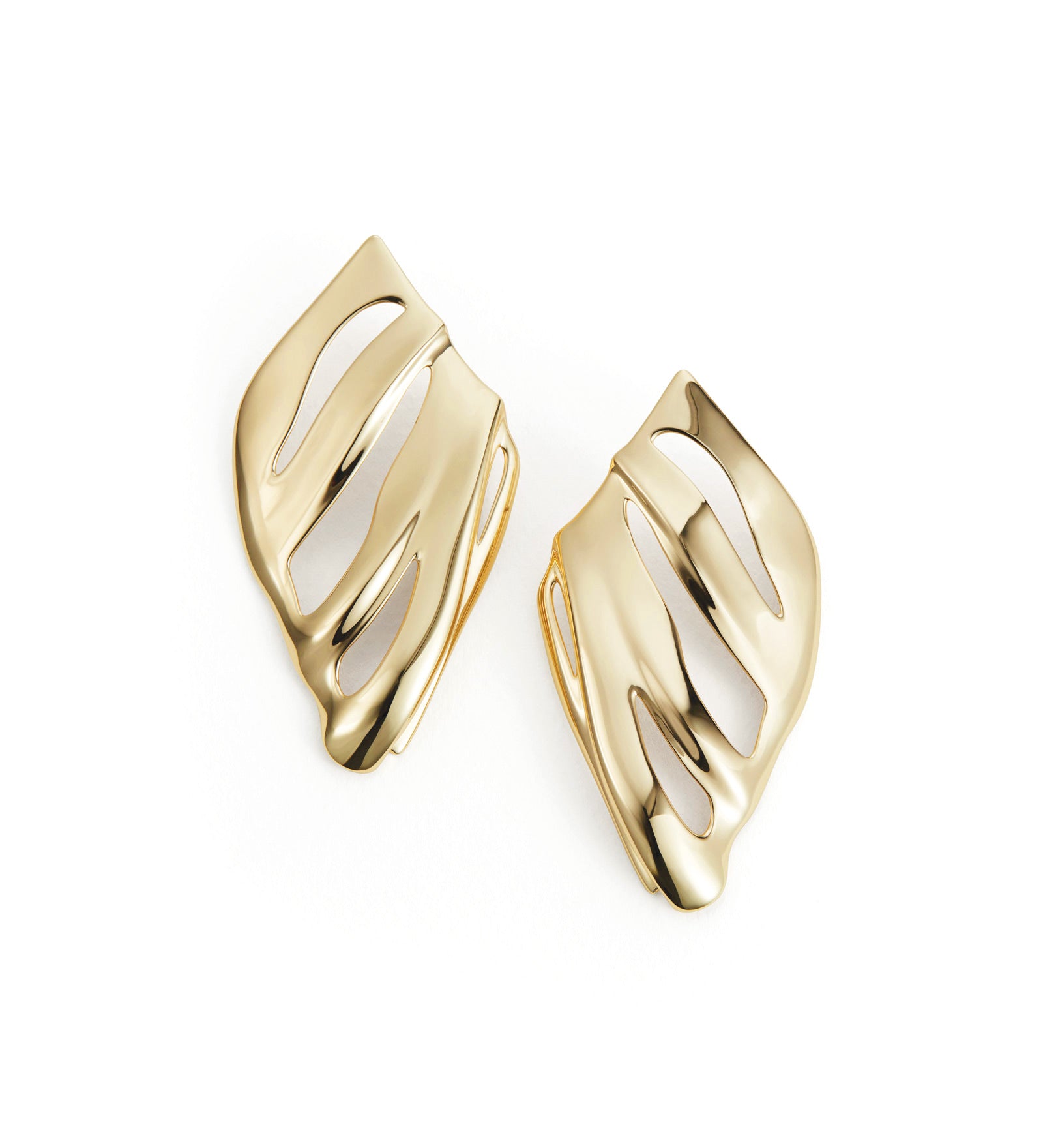 Jenny Bird-The Kites Earring-Earrings-Gold Tone Dipped-Blue Ruby Jewellery-Vancouver Canada