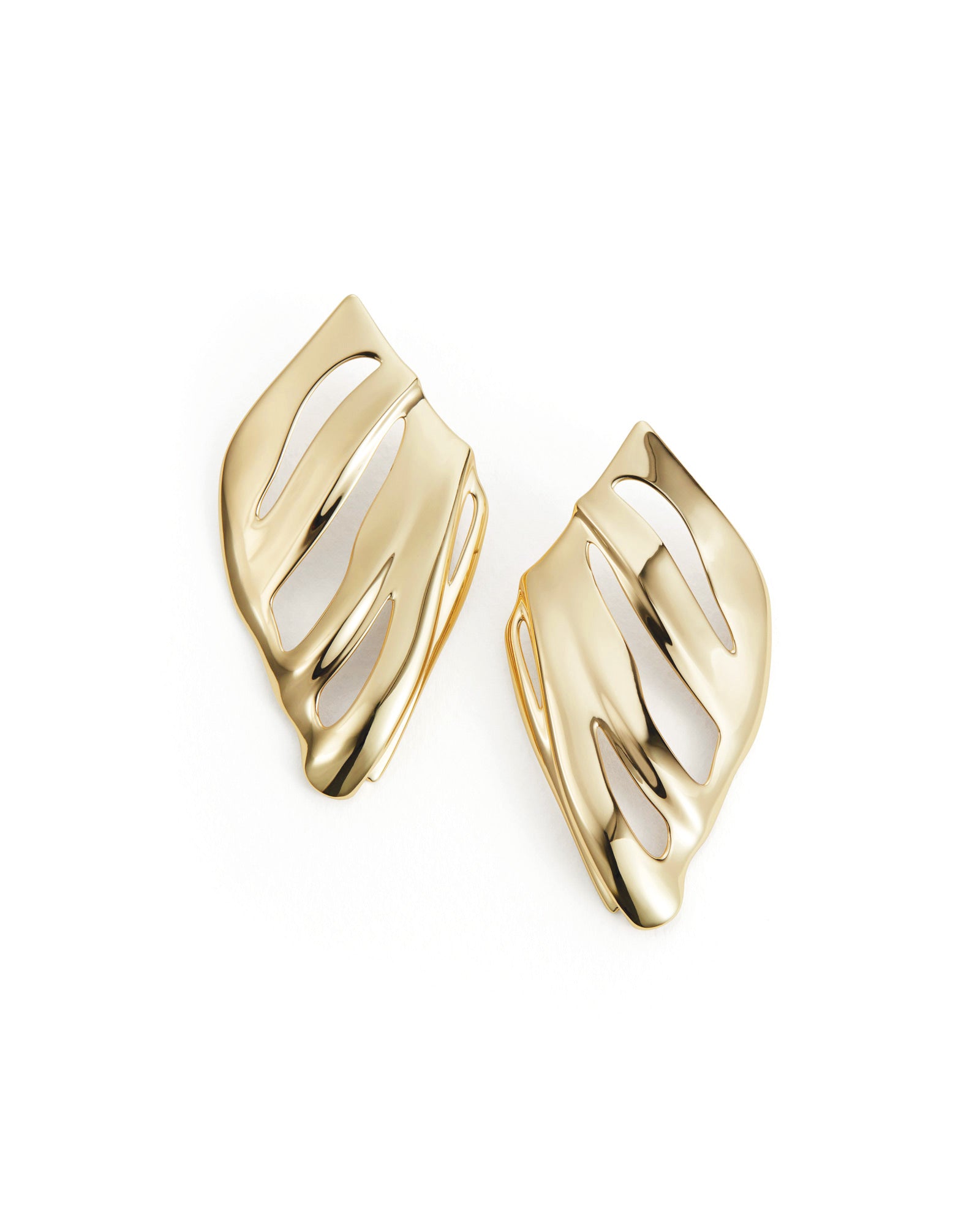 Jenny Bird-The Kites Earring-Earrings-Gold Tone Dipped-Blue Ruby Jewellery-Vancouver Canada