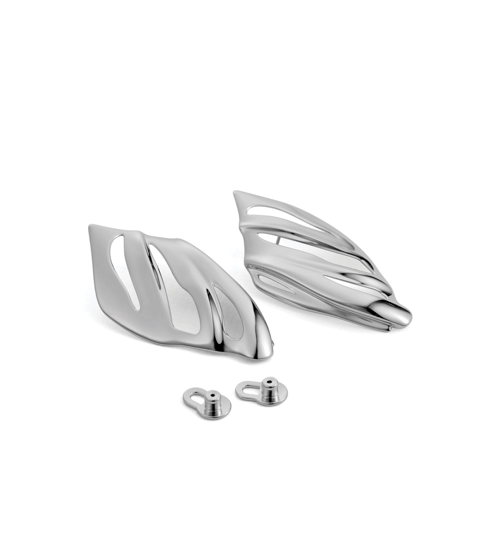 The Kites Earring Silver Dipped Brass