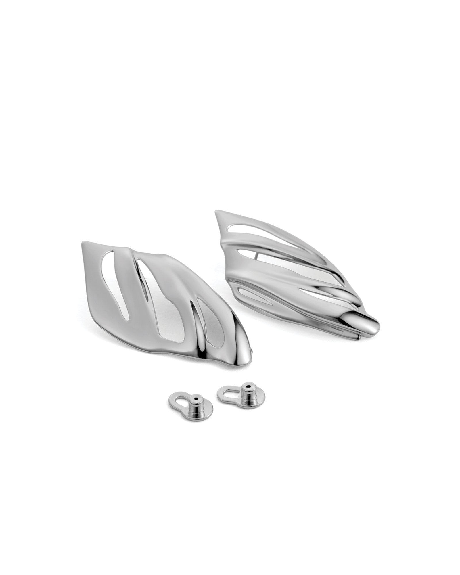 The Kites Earring Silver Dipped Brass