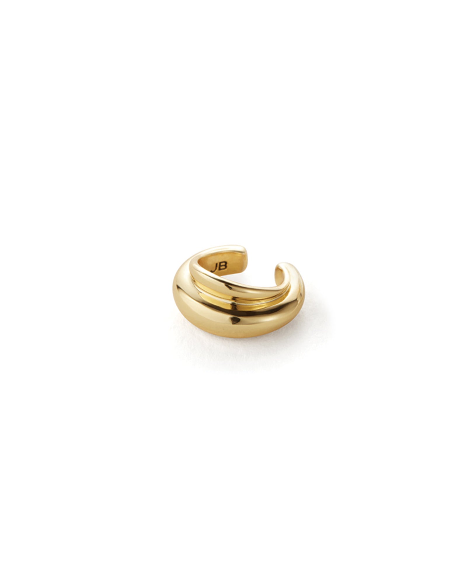 Jenny Bird-Leona Ear Cuff-Bracelets-14k Gold Dipped Brass-Blue Ruby Jewellery-Vancouver Canada