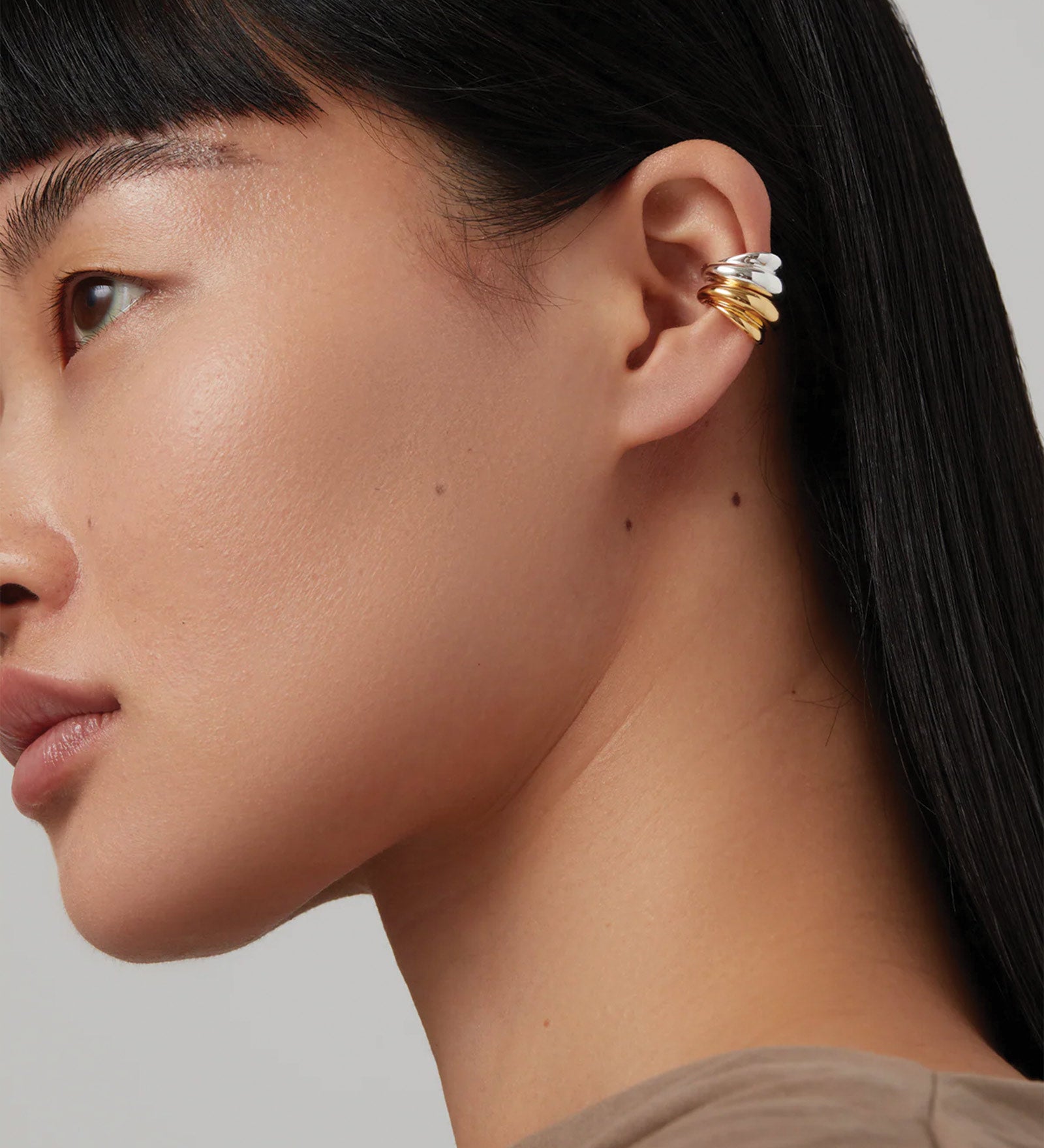 Leona Ear Cuff 14k Gold Dipped Brass