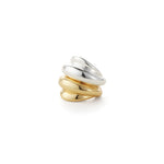 Leona Ear Cuff Silver Dipped Brass