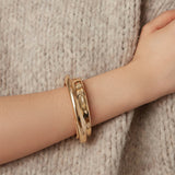 Lennon Bangle Gold Tone Dipped
