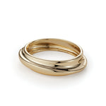 Lennon Bangle Gold Tone Dipped
