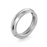 Lennon Bangle Silver Dipped Brass