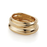 Lennon Mega Bangle Gold Tone Dipped