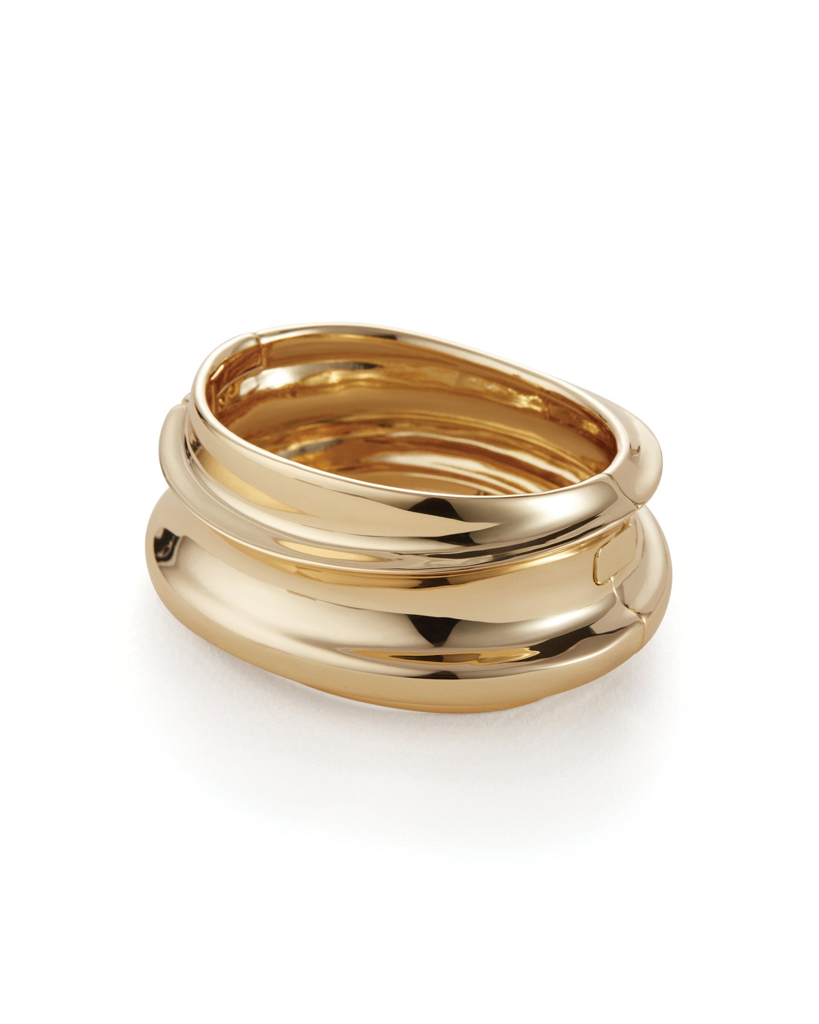 Lennon Mega Bangle Gold Tone Dipped