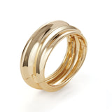 Lennon Mega Bangle Gold Tone Dipped